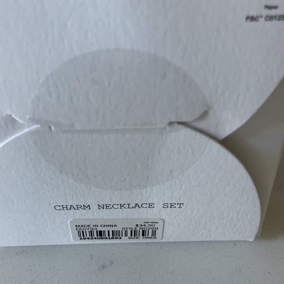 Brand New Madewell Charm Necklace - Picture 8 of 8